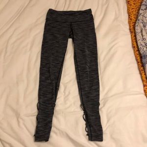 xs dark heather grey champion leggings